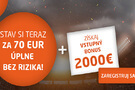 Synottip €2,000 vstupný bonus a €70 stávka bez rizika - kliknite TU