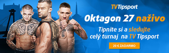 Sledujte Oktagon 27 naživo na TV Tipsport!