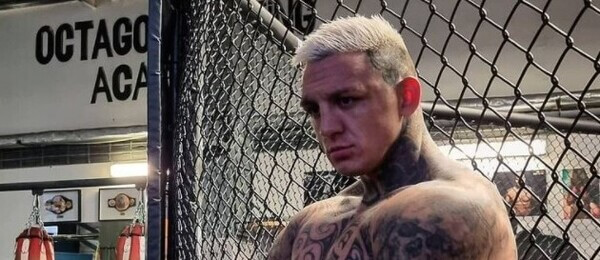 Gábor Boráros na tréningu v Octagon Fighting Academy.