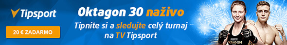 Sledujte Oktagon 30 naživo na TV Tipsport!