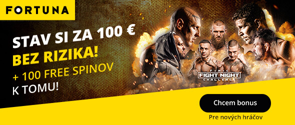 Stav si na Fight Night Challenge 2 až za 100 eur celkom bez rizika!