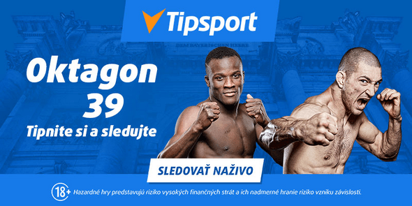 Stavte si a sledujte Oktagon 39 naživo na Tipsporte!