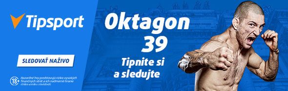 Tipujte a sledujte Oktagon 39 na Tipsporte!