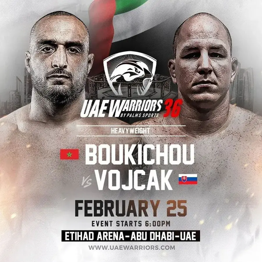 Sofiane Boukichou vs. Štefan Vojčák (UAE Warriors 36)