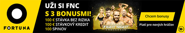 Tipuj Fight Night Challenge 4 s novými vstupnými bonusmi vo Fortune!