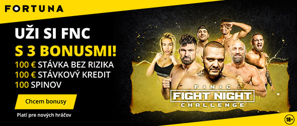 Vychutnaj si Fight Night Challenge 4 s tromi vstupnými bonusmi od Fortuny!