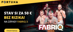 Fabriq MMA 3: Tipujte bez rizika za 50 EUR!