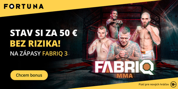 Fabriq MMA 3: Tipujte bez rizika za 50 EUR!