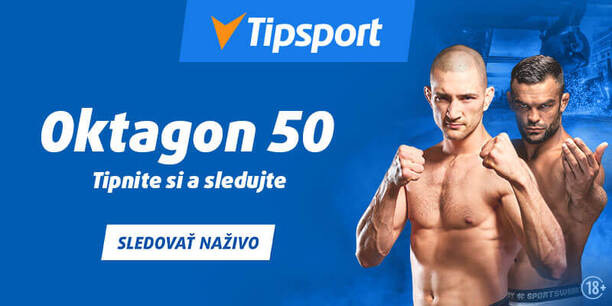 Tipujte a sledujte Oktagon 50 na Tipsporte!