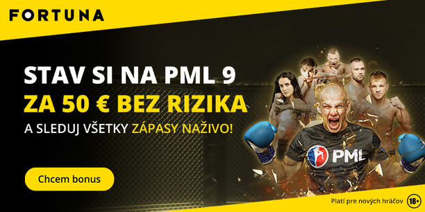 Stavte si bez rizika až za 50 eur a sledujte PML 9 naživo!