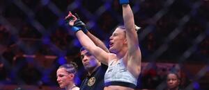 Manon Fiorot sa teší z víťazstva nad Erin Blanchfield (UFC)