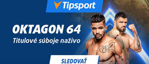 Sledujte dva titulové zápasy na turnaji Oktagon 64 naživo na Tipsport TV!