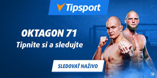 Tipnite si a sledujte Oktagon 71 na Tipsporte!