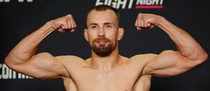 Ľudovít Klein na vážení pred UFC Vegas 107.