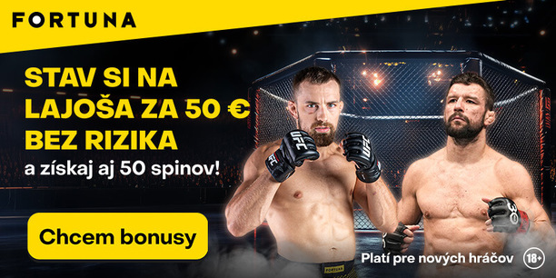 Stavte si na Lajoša Kleina vo Fortune bez rizika až za 50 eur!