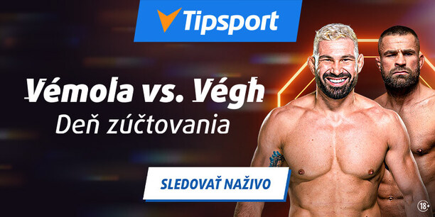 Sledujte Oktagon 72: Végh vs. Vémola 3 na Tipsport TV!