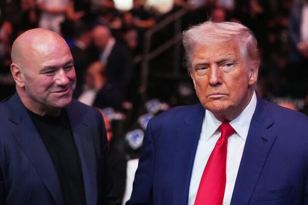 Dana White a Donald Trump.