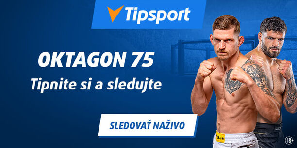 Stavte si a sledujte Oktagon 75 na Tipsporte!
