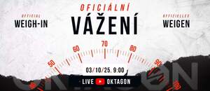 Oktagon 77: Oficiálne váženie
