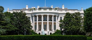 Biely dom, Washington, USA.