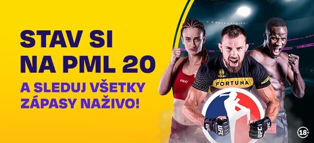 Stav si a&nbsp;sleduj zápasy PML 20 naživo vo&nbsp;Fortune!