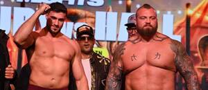 Tommy Fury a Eddie Hall