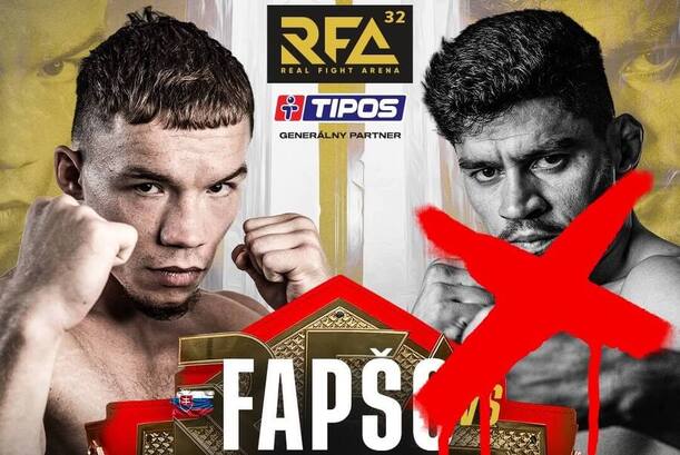 RFA 32: Sebastián Fapšo prišiel o&nbsp;titulového vyzývateľa