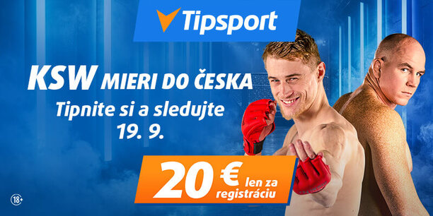Stav si a&nbsp;sleduj KSW 121 so&nbsp;Štefanom Vojčákom v&nbsp;boji o&nbsp;titul na&nbsp;TV Tipsport!
